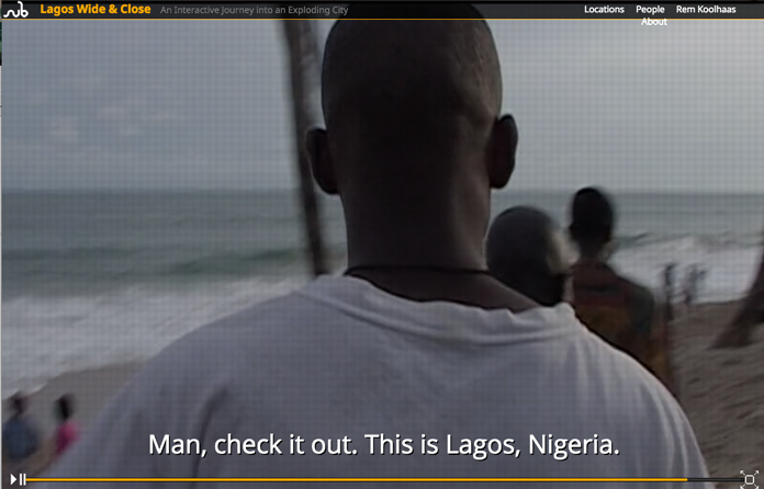 Screenshot dal sito del documentario ‘Lagos Wide & Close’.