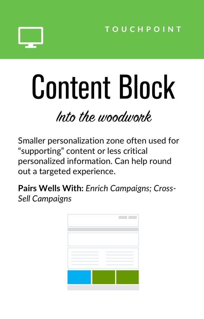 Content Block: Into the woodwork