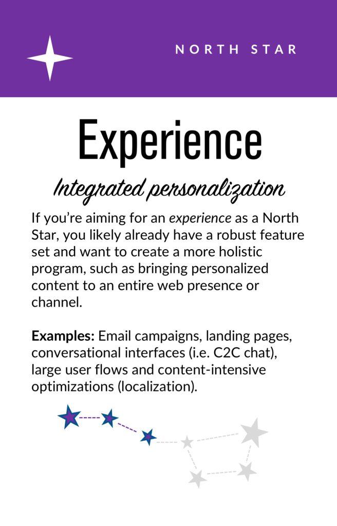 Experience: Integrated personalization